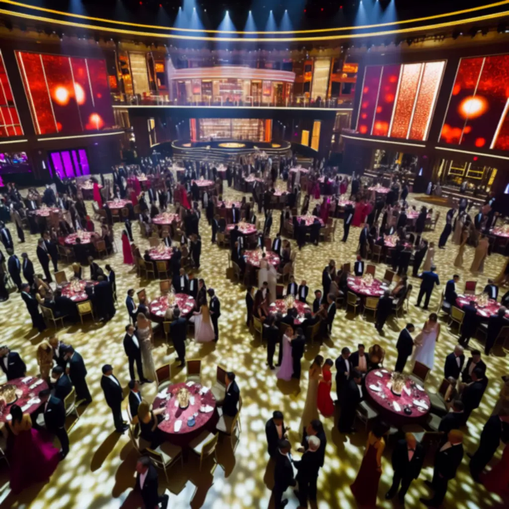 Elegancka gala w stylu Vegas w sali PLNewHotgr